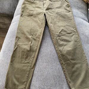 Olive green pants